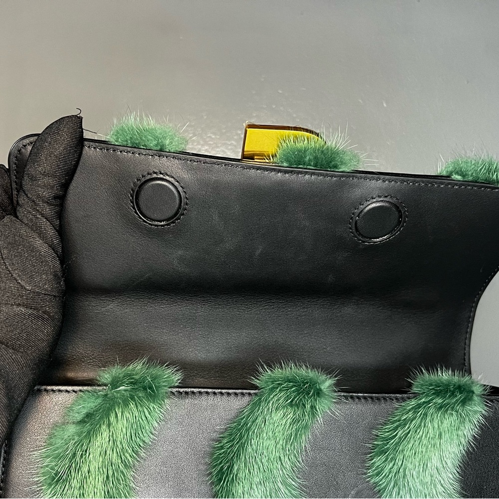 Brandon Blackwood medium Nia bag with mink fur - Picture 7 of 12